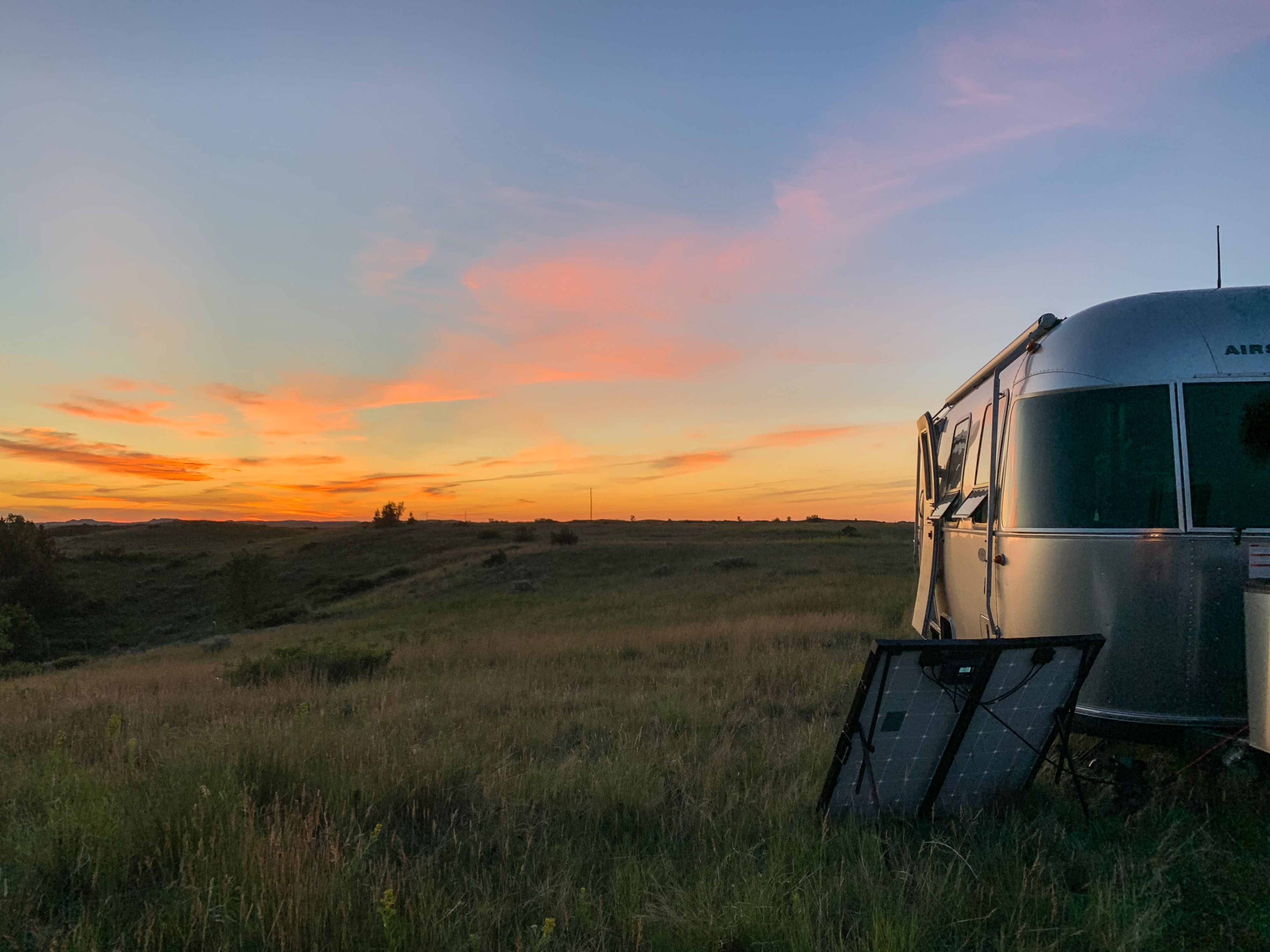 Airstream at Sunset