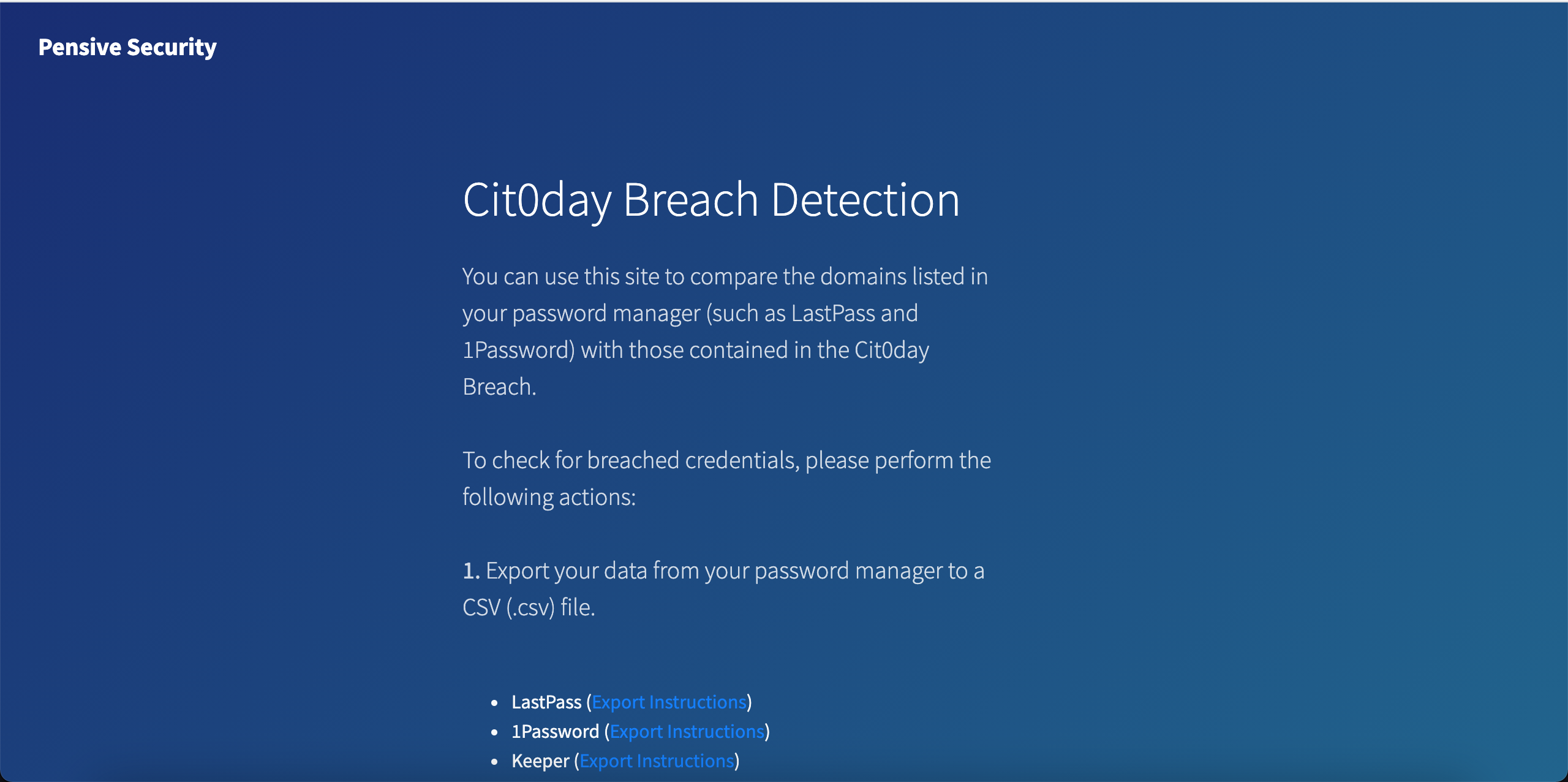 Cit0day Breach Detection