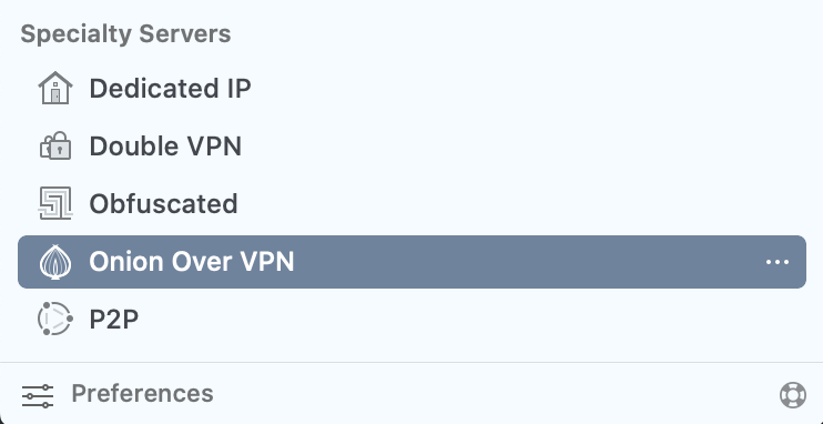 Using NordVPN&#39s Onion Over VPN Service